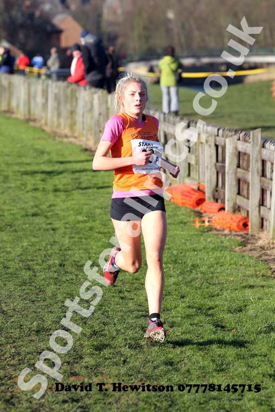 88A Womens race, Durham Cathedral Cross Country Relays.